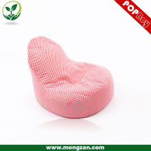 Rosa tecido de algodão saco de feijão cadeira, beanbag sofá